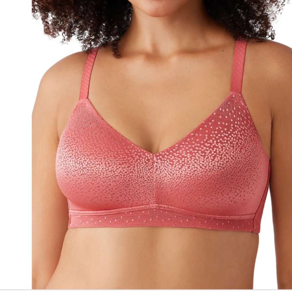 Wacoal Back Appeal Wire-Free Bra Color Pink Size 34D NWT